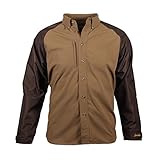 Gamehide Mens Heavy Duty Thorn Resistant Upland and Rabbit Briar Buster Shirt (Tan, Large)