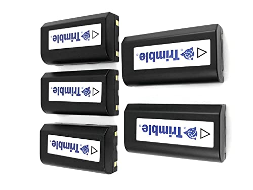 Aiefoced 5 PCS Trimble 3400MAH Battery for Trimble 5700 5800 R7 R8 5344 MT1