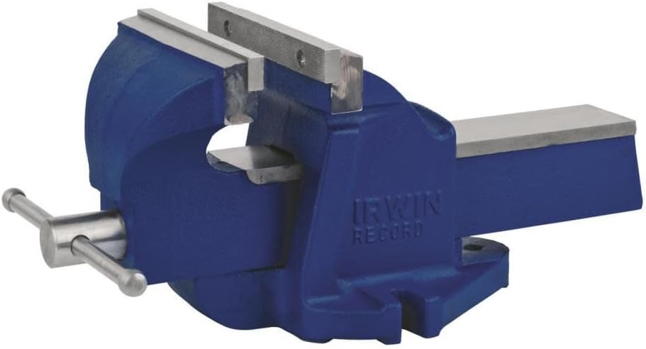 IRWIN Tools Heavy Duty Workshop Vise, 4-inch (226304ZR), Grey