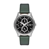 Armani Exchange メンズ マルチファンクション ステンレススチールウォッチ、AX1883