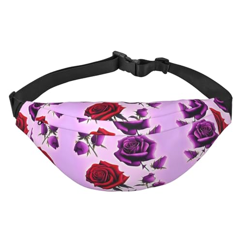 da e pratico con rose rosse e - Comodo per attività allaperto donna elegante da corsa viola