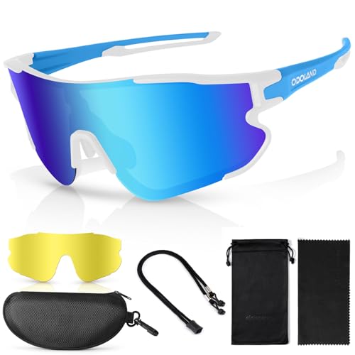 Odoland Polarized Cycling Glasses, Sports Sunglasses