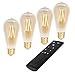 Produktbild WiZ Sparset - LED-Leuchtmittel E27, 7W, 2.200-5.500K, WLAN, App-Steuerung, Alexa & Google-Assistant, 4er Set + Fernbedienung