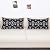 TAJWE Outdoor Arrow Pillow Covers Waterproof 12x20 Set of 2 Black and White Modern Geometry Outdoor Pillows Decorative Cushion Cases for Patio Furniture Sofa Couch Porch