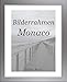 Produktbild Homedeco-24 Monaco MDF Bilderrahmen ohne Rundungen 82 x 42 cm Größe wählbar 42 x 82 cm Silber matt mit Acrylglas klar 1 mm