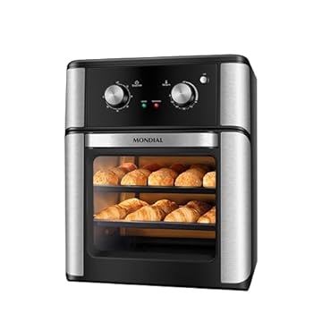 Fritadeira Air Fryer Forno Oven Analógica 12L, Mondial, Preto, 2000W, 110V - AFON-12L-AB