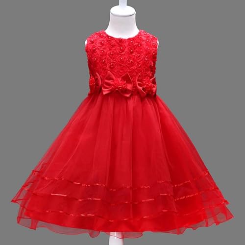 Robe en maille chic et tulle de princesse pour fillette de mode