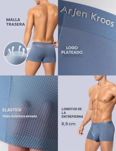 Calzoncillos hombre boxer evitan rozaduras y sudor con microfibra suave 3