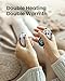 Hand Warmers Rechargeable 2 Pack, 6000mAh Electric Hand Warmer Reusable, 20Hrs Long Heating, Portable Pocket Heater Handwarmer for Women Men, Outdoor Camping, Hunting Gear
