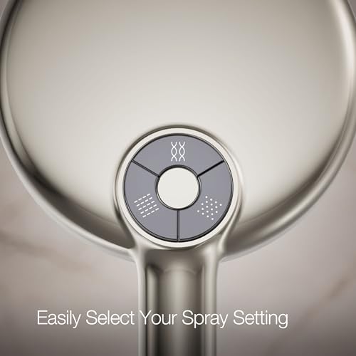 Kohler 26282-SN Statement® Round three-function handshower, 2.5 gpm, Vibrant Polished Nickel by Kohler - Used condition - Image 6