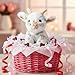 The Petting Zoo Goat Stuffed Animal Plushie, Gifts for Kids, Wild Onez Babiez Farm Animals, Goat Plush Toy 6 inches
