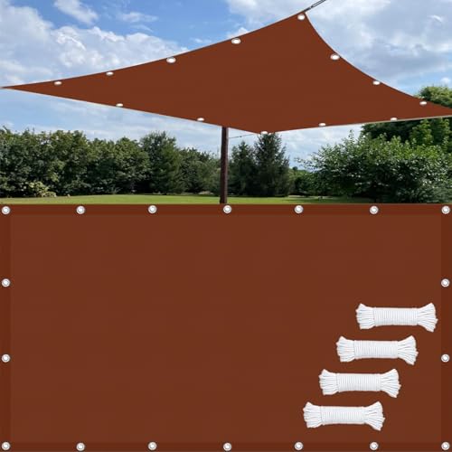 Toile pour pergola 2 x 2 m tissu d'ombrage avec oeillets bâche polyester 185g/m² - 2