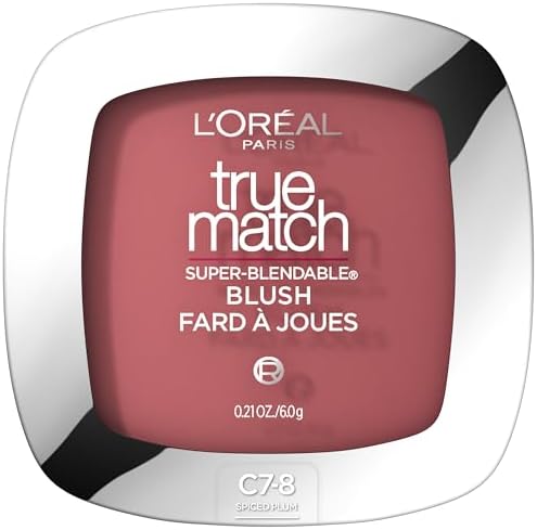 L'Oreal Paris True Match Super-Blendable Blush, Spiced Plum, 0.21 oz.