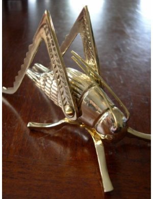 INsideOUT Solid Brass Cricket ~ Fireplace Crickets on The Hearth