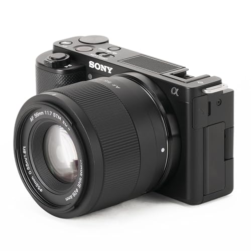 VILTROX AF 56mm f/1.7 E Objektiv für Sony, Sony Prime e Mount Objektiv 56 mm f1.7 für Sony a7iv a7rv a6400 a6700 ZV-E10 (APS-C) – Bild 3