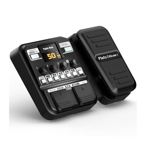 Flatsons KMF-1 Multi-Effects Guitar Pedal with 77 Practice Effects