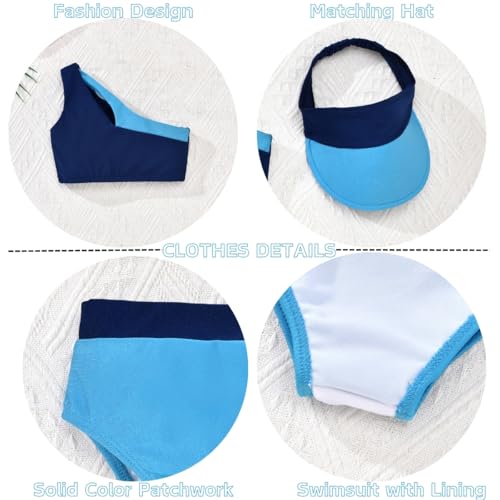Image of 12-18 Months Toddler Baby Girls Swimsuit Bikini Bathing Suit Swimming Beach Wear Dark Blue