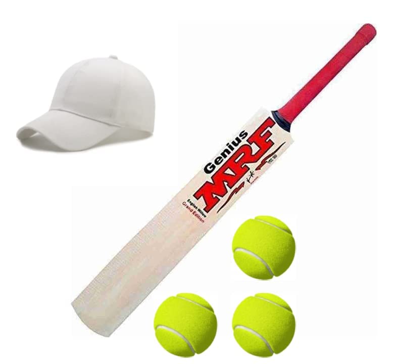 VINOX MRF Virat Kohli Wooden Cricket Bat for Boys 1 VAP 1 bat and 3 Balls (4) (B0BWJFTTCL) Amazon Price History, Amazon Price Tracker