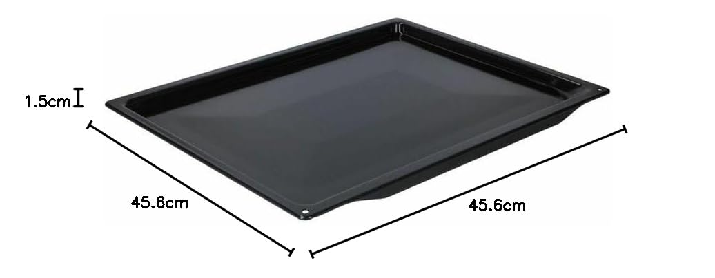 LUTH Premium Profi Parts Kompatibel mit Gorenje Backblech 242132 456X360X15mm Ac018 für Backofen Herd