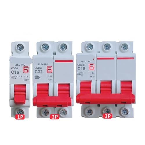 Disjoncteur miniature 4 pôles CDB6i courbe C protégeant vos circuits