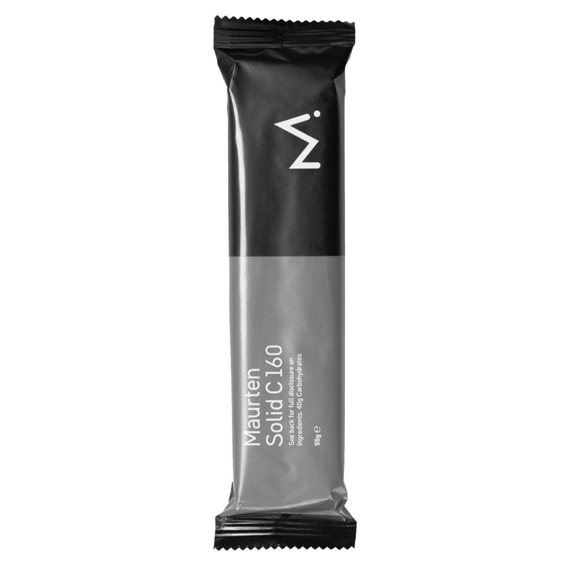 Maurten Solid C 160 Cocoa Energy Bar - Confezione da 12 su base di avena e riso - Power Bar con 40 g di carboidrati per sport di resistenza come ciclismo e maratona - A basso contenuto di fibre