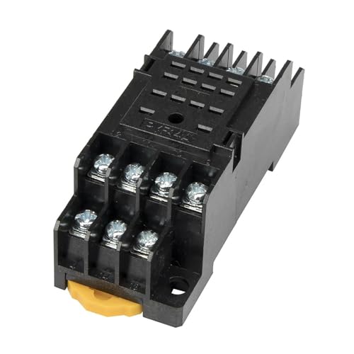 Base PYF14A para relé de 14 pines en proyectos de domótica y cuadros de control