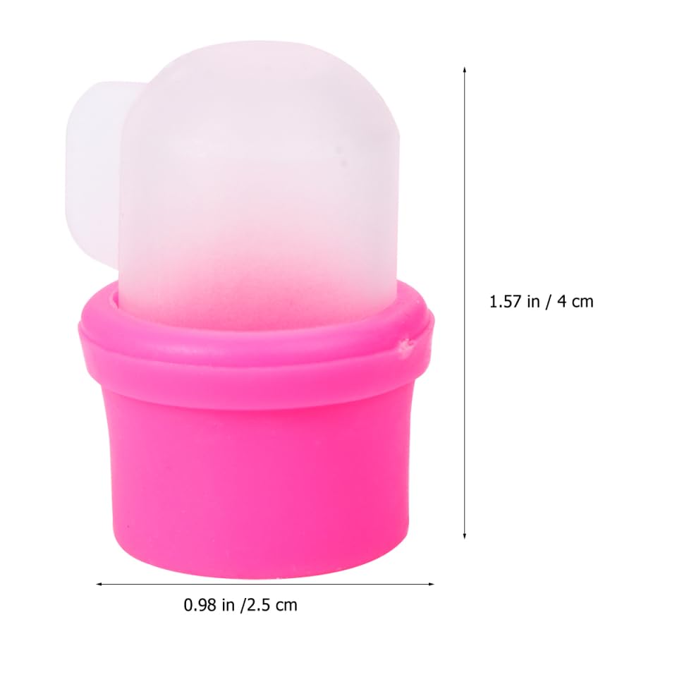 POPETPOP 20Pcs Nail Soaker Covers Reusable Nail Polish Removing Caps for Gel Polish Removal Comfortable Manicure Tools for Home and Salon Use
