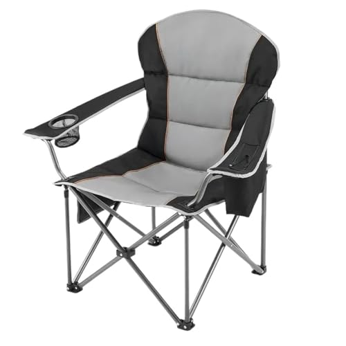 Chaise de camping pliante et robuste portable avec porte-gobelet - 2