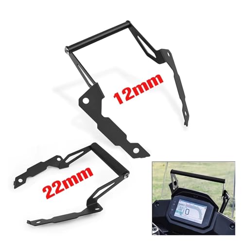 Support téléphone XL750 Transalp résolvant le manque de place pour installer un GPS 22mm - 5
