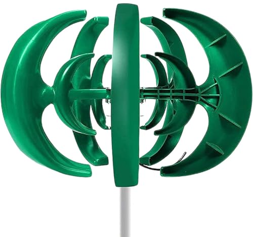 Éolienne verticale domestique verte pour un jardin écoresponsable