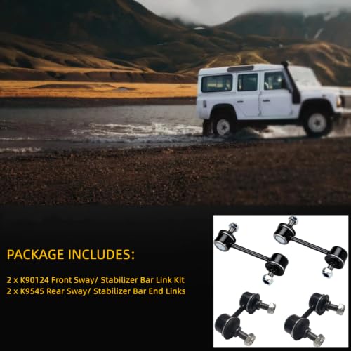 Front Rear Sway Bar Link Kit for Toyota Corolla 1993-2002, Celica 1994-1999 by HHCM - Used condition - Image 3