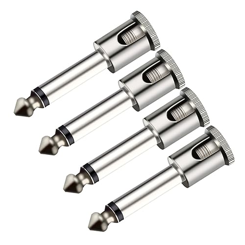 Jack 6.35mm connecteur de microphone mono stéréo en lot de 10 pièces robustes - 7