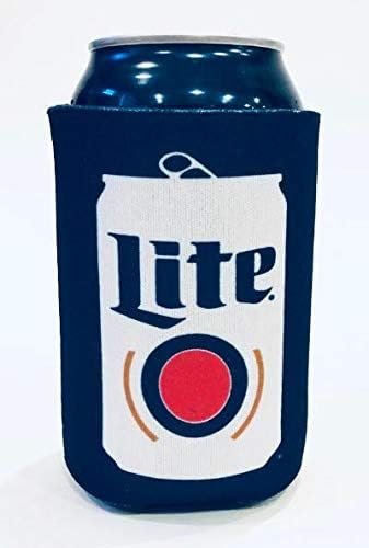 Miniatura 3 de Miller Lite Juego de 2 fundas plegables para latas de cerveza de EE. UU