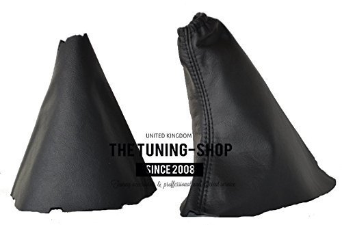 The Tuning-Shop Ltd for Landrover Freelander LR2 2006-2014 Manual Shift E Brake Boot Black Leather