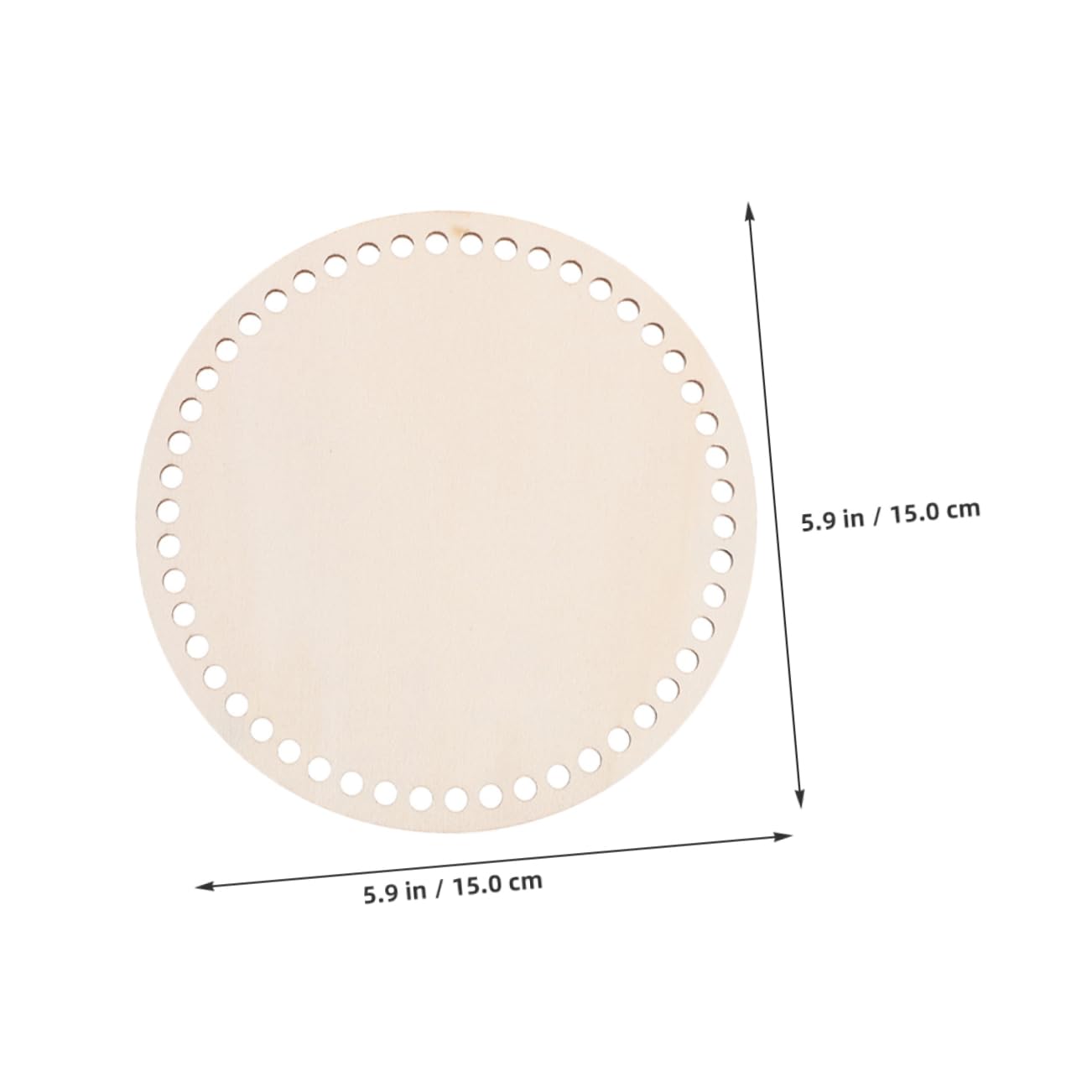 KONTONTY Embroidery Holder Round Embroidery Hoop Cross Stitch Stand for Display Frames