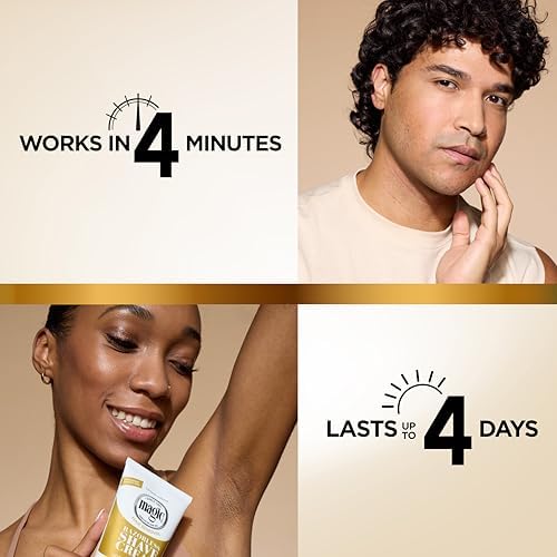 SoftSheen-Carson Magic Razorless Shaving Cream, Depilatory Hair Removal Cream, Works in 4 Minutes for Coarse, Curly Hair, 6 Oz - 3