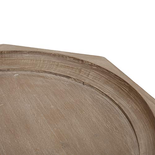 Christopher Knight Home Elizabeth French Country Accent Table With Octagonal Top, Natural 18.25 In X 18.25 In X 25 In #TOP6