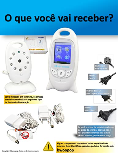 Babá Eletrônica, Baby monitor, Para o pai atento,8 lullaby, eletrônica digital câmera, E Visão Notur