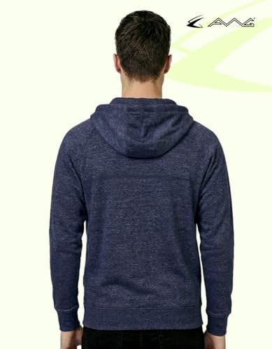 Image of AWG ALL WEATHER GEAR Hoodies for Men | Men's Solid Hooded Sweatshirt | Winter Wear | Pullover | Jackets for Men Stylish | Zipper Hooded Sweatshirt