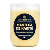 Manteca de Karité Pura, Bio, Vegana, 1kg, de Costa de Marfil sin refinar de Africane Cosmetics