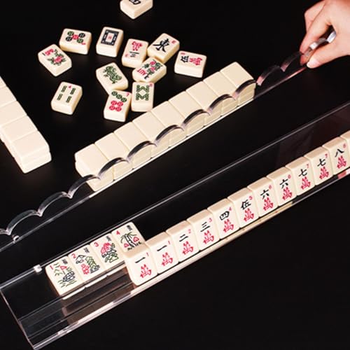 Rack de Mahjong de 20 pulgadas con empujador magnético miniatura 7