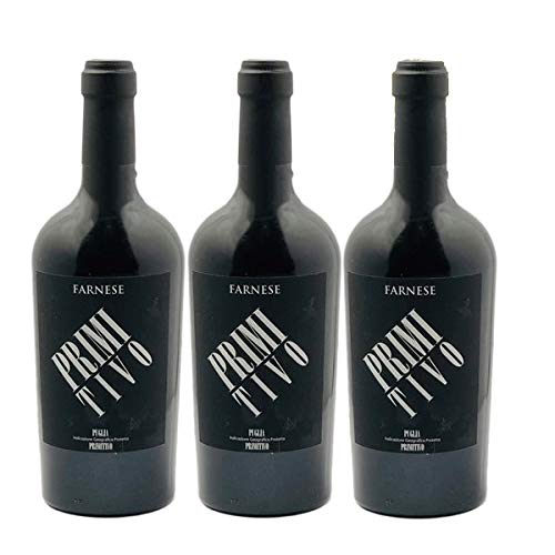 Rotwein Italien Primitivo Puglia Farnese/Fantini trocken (3x0,75L) Liter Cover