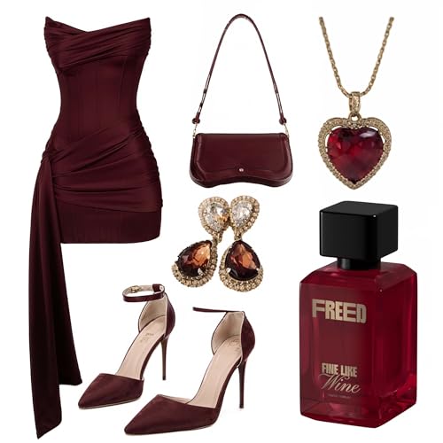 Image of FREED Fine Like Wine Eau De Parfum for Women | Boozy Fruity Luxury Perfume with Wine & Berries | Long Lasting Smell | Gifts for Woman | 80 ml