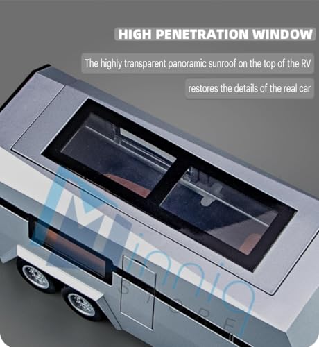 Image of Merceedes Benz G63 with Trailer 1:24 Model Car with Box, Zinc Alloy Pull Back Toy car with Sound and Light for Kids Boy Girl Gift [Colors as Per Stock] (Merceedes Benz G63 with Trailer)
