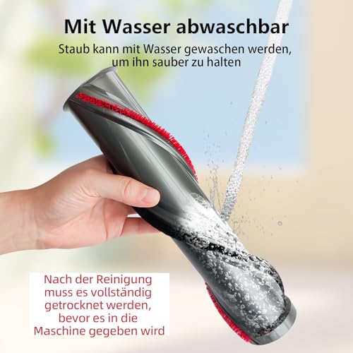 iRobacc Bodenbürste Ersatzbürste Kompatibel mit Dyson V11, V15 Staubsauger für 100W Hochdrehmoment Anti-Knotter Elektrische, Ersatzbürstwalze, Brushroll Brushbar, Bürstenrolle Scrollleiste