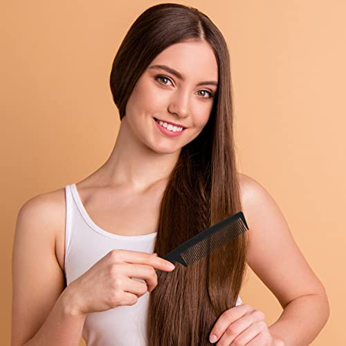 Foto von 2 Stück Stielkamm, Professioneller Kit Haarkamm Hair Comb Teasing Hair Brush Antistatischer für Männer und Frauen