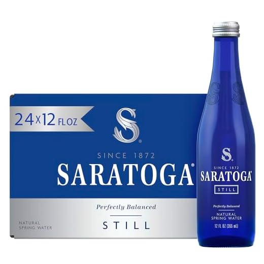 Saratoga Natural Spring Water - 12 oz. (Non-Carbonated, Pack of 24)