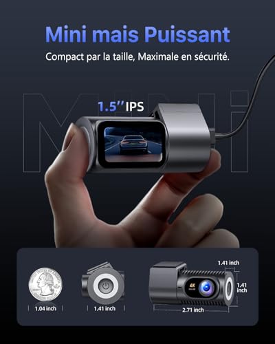 Dashcam voiture 4K rotative C200, la solution contre les fausses accusations - 2