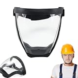 Máscara Facial Completa Multiusos, Máscara Facial Transparente Reutilizable Con Banda Ajustable, Mascarillas Protectora Facias Transparente Antivaho Para Soldadura De Perforación De Carpintería