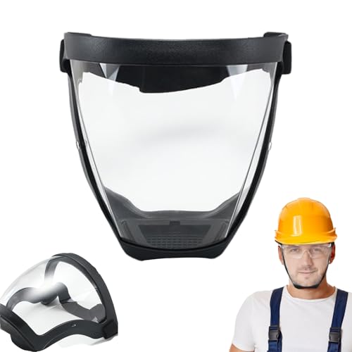 Máscara Facial Completa Multiusos, Máscara Facial Transparente Reutilizable Con Banda Ajustable, Mascarillas Protectora Facias Transparente Antivaho Para Soldadura De Perforación De Carpintería